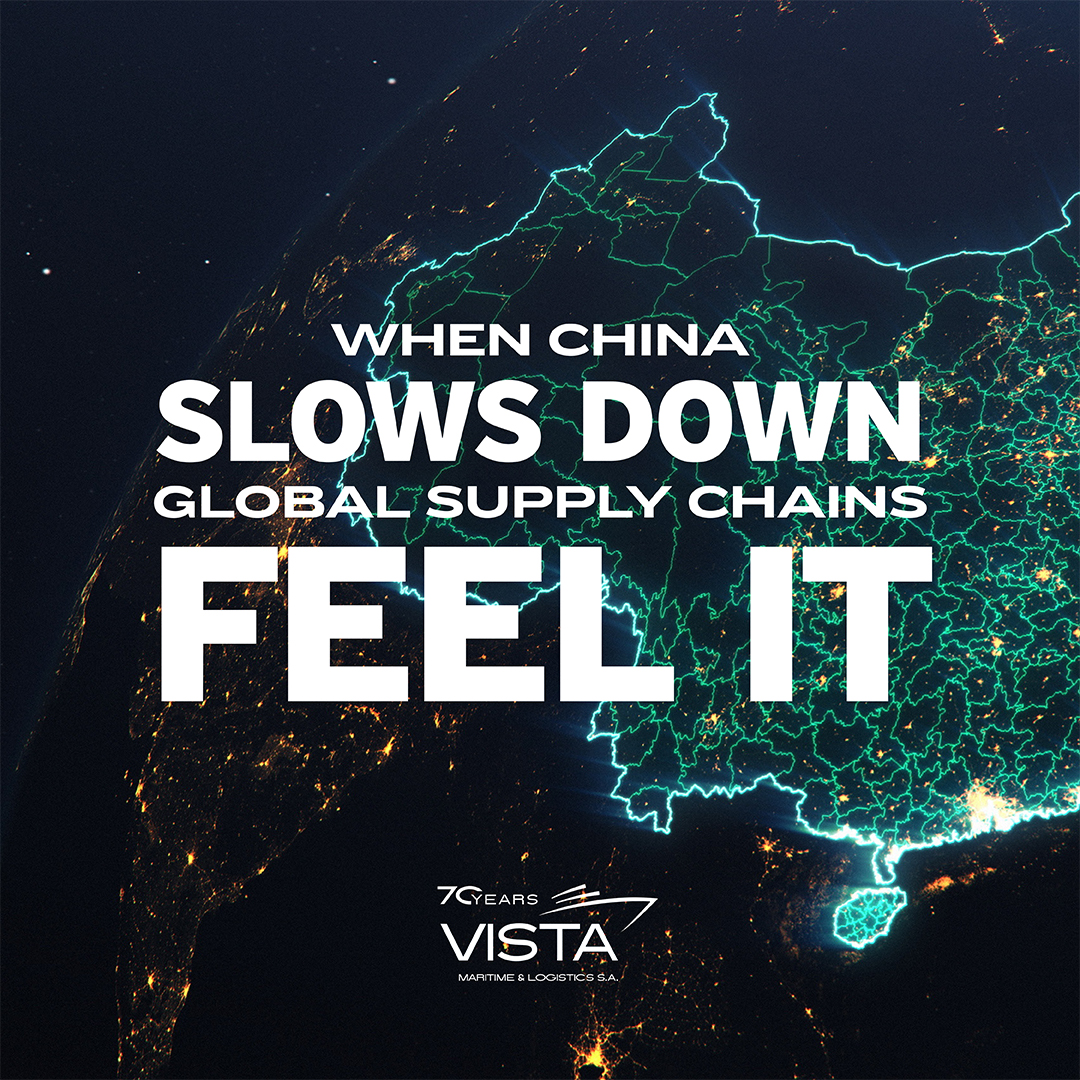 When China slows down, global supply chains feel it.