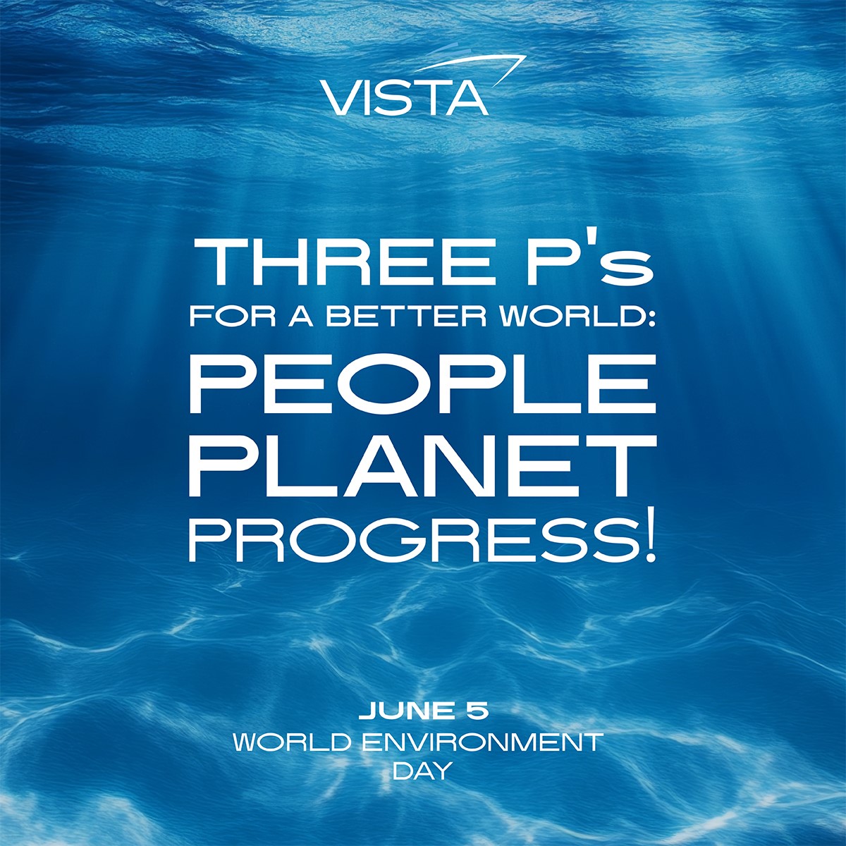 Three P's for a better world: People, Planet, Progress!