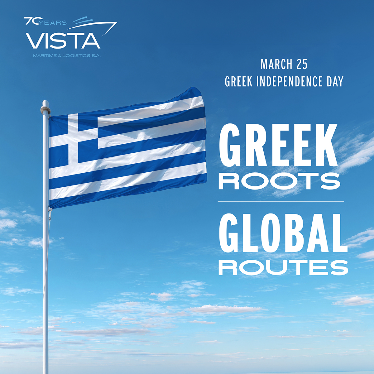 Greek Independence Day. Greek roots, global routes.