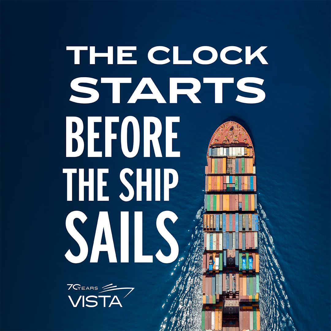 The clock starts before the ship sails.